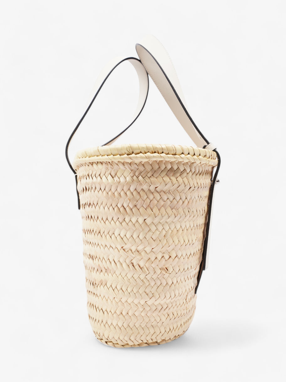 Loewe Basket Bag Natural / White Palm Leaves Medium Image 6