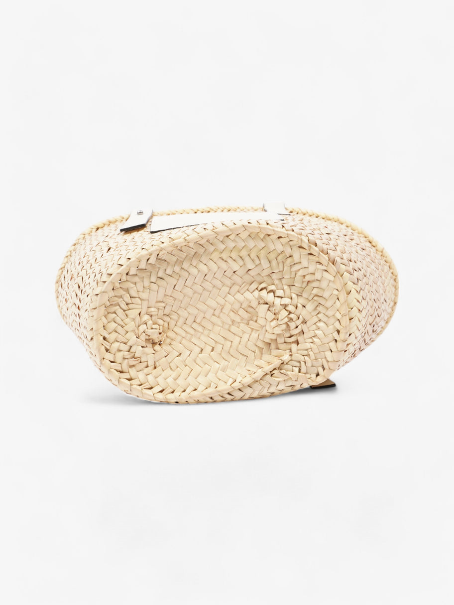 Loewe Basket Bag Natural / White Palm Leaves Medium Image 7