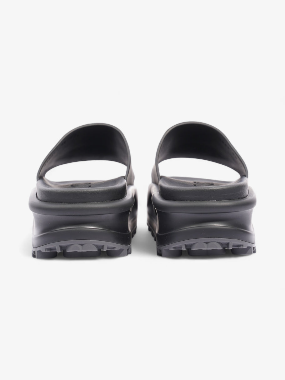 Gucci GG Platform Slides Black Rubber EU 35 UK 2 Image 6