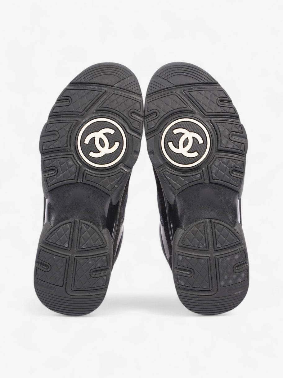 Chanel CC Logo Sneakers Black Suede EU 39 UK 6 Image 7