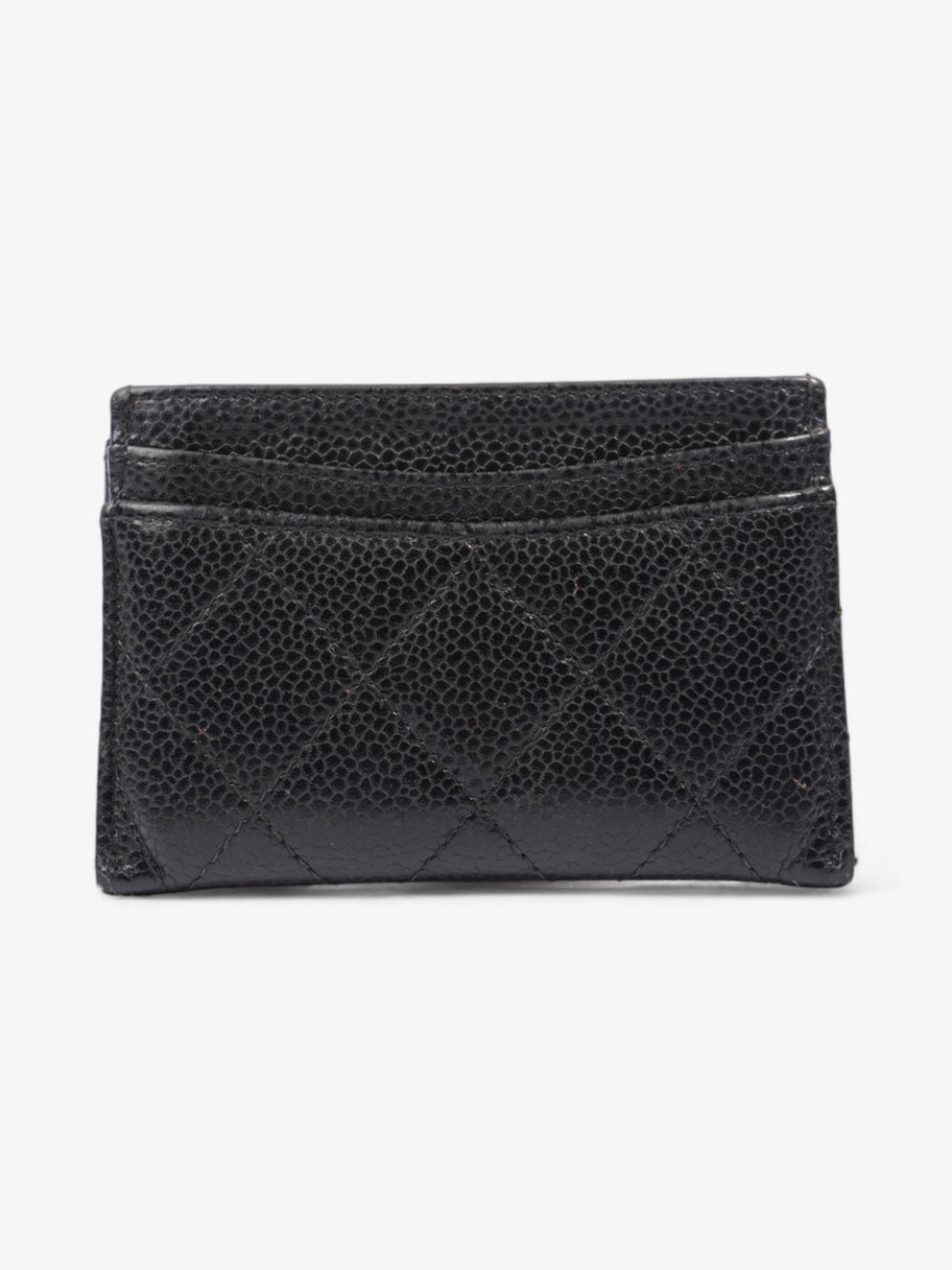 Chanel Classic Card Holder Black Caviar Leather Image 2