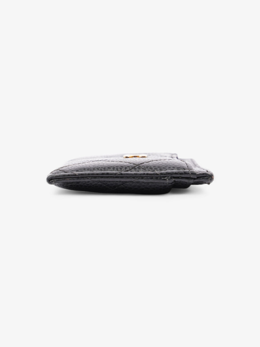 Chanel Classic Card Holder Black Caviar Leather Image 4