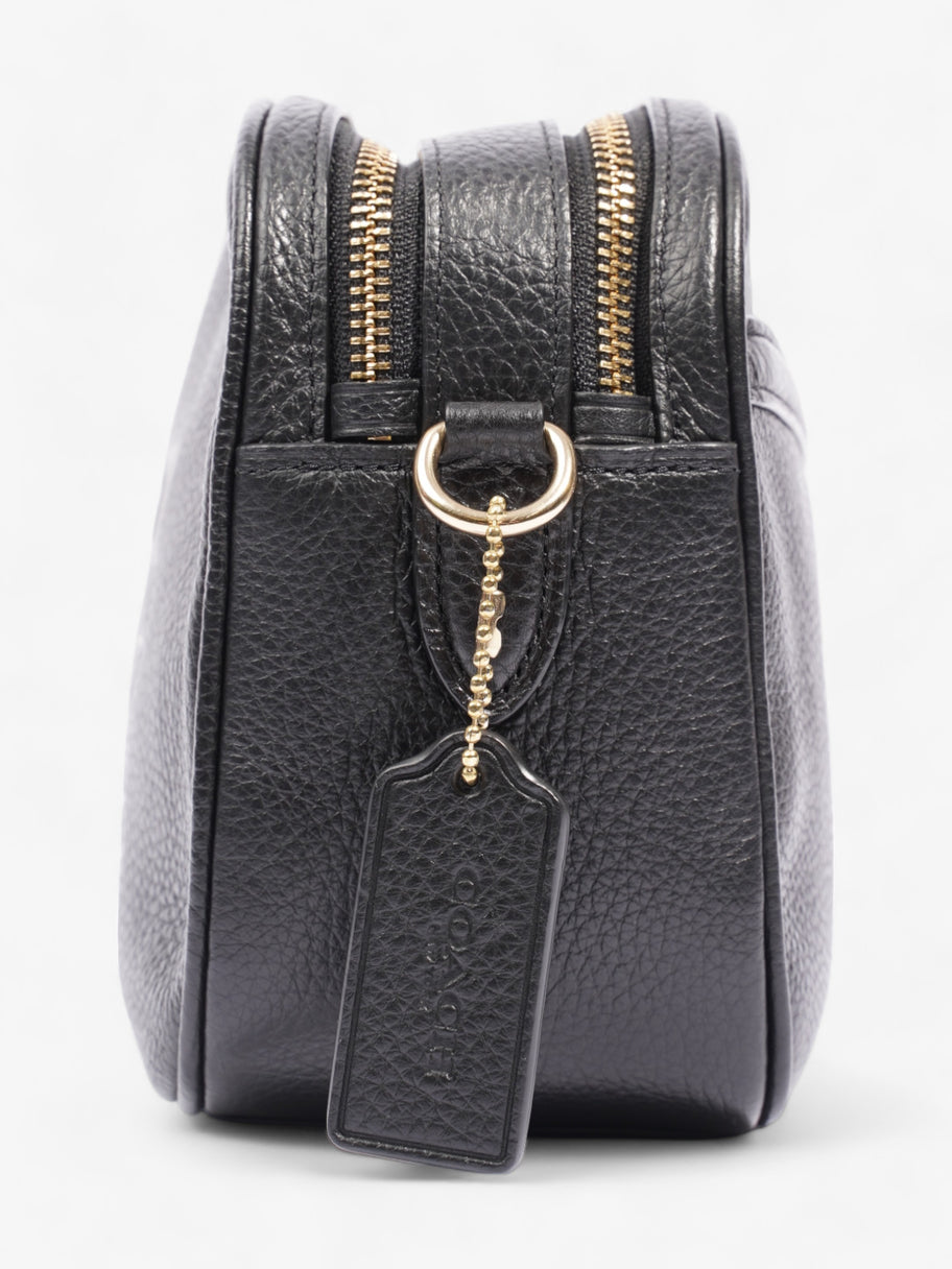 Coach Jes Carriage Logo Black Leather Image 3