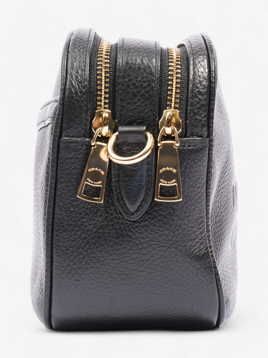 Coach Jes Carriage Logo Black Leather Image 5