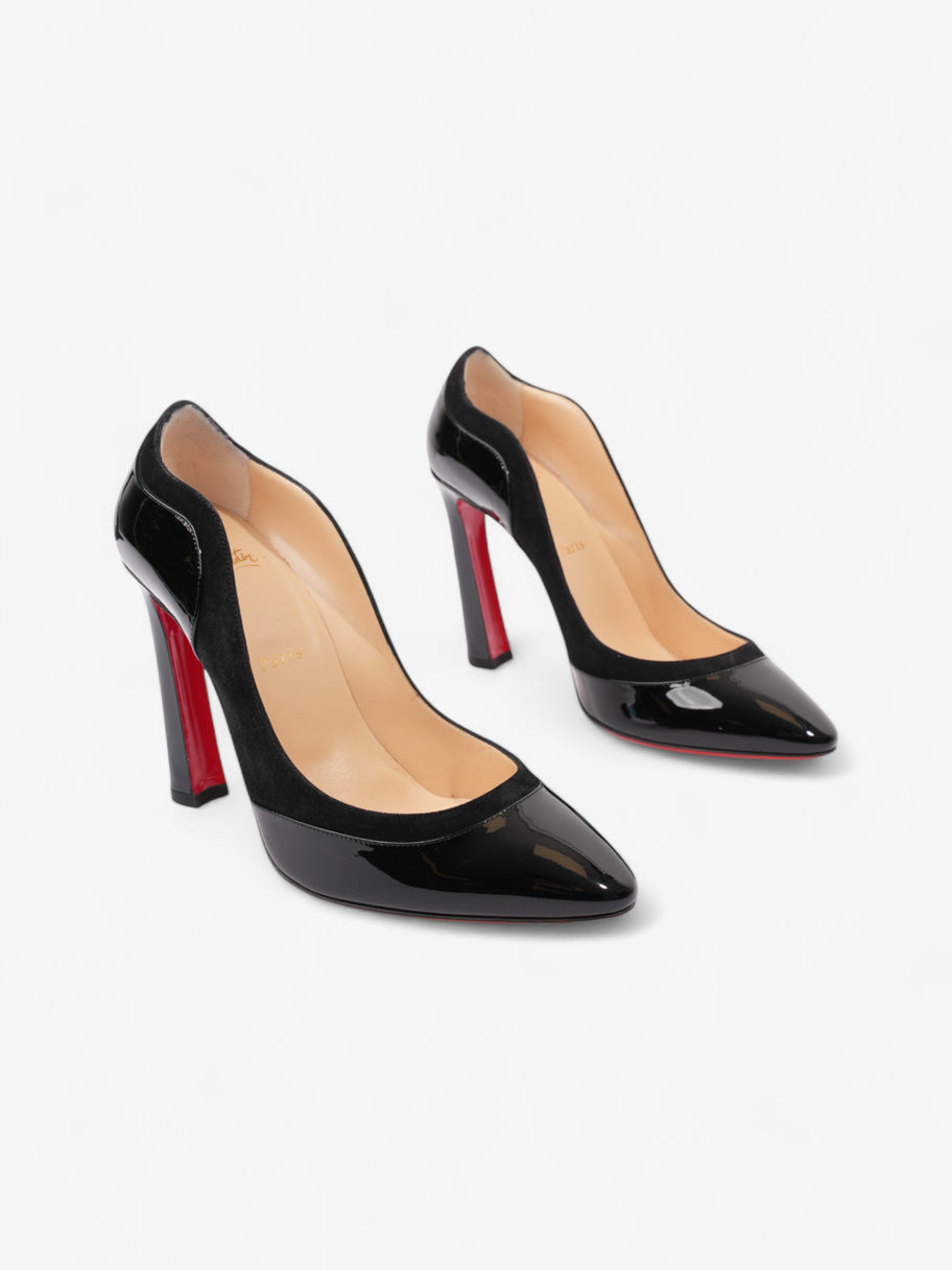 Christian Louboutin Maud 100mm Black Patent Leather EU 39.5 UK 6.5 Image 2