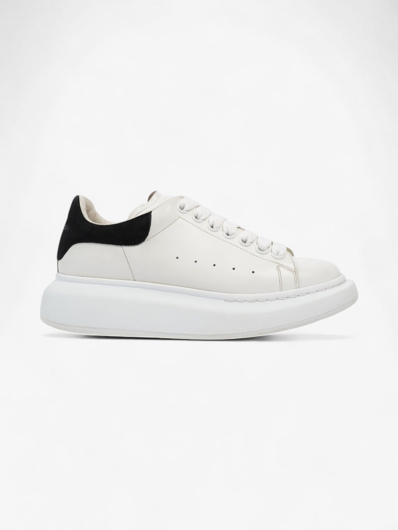  Alexander McQueen Oversized Sneakers White  / Black Tab Leather EU 37 UK 4