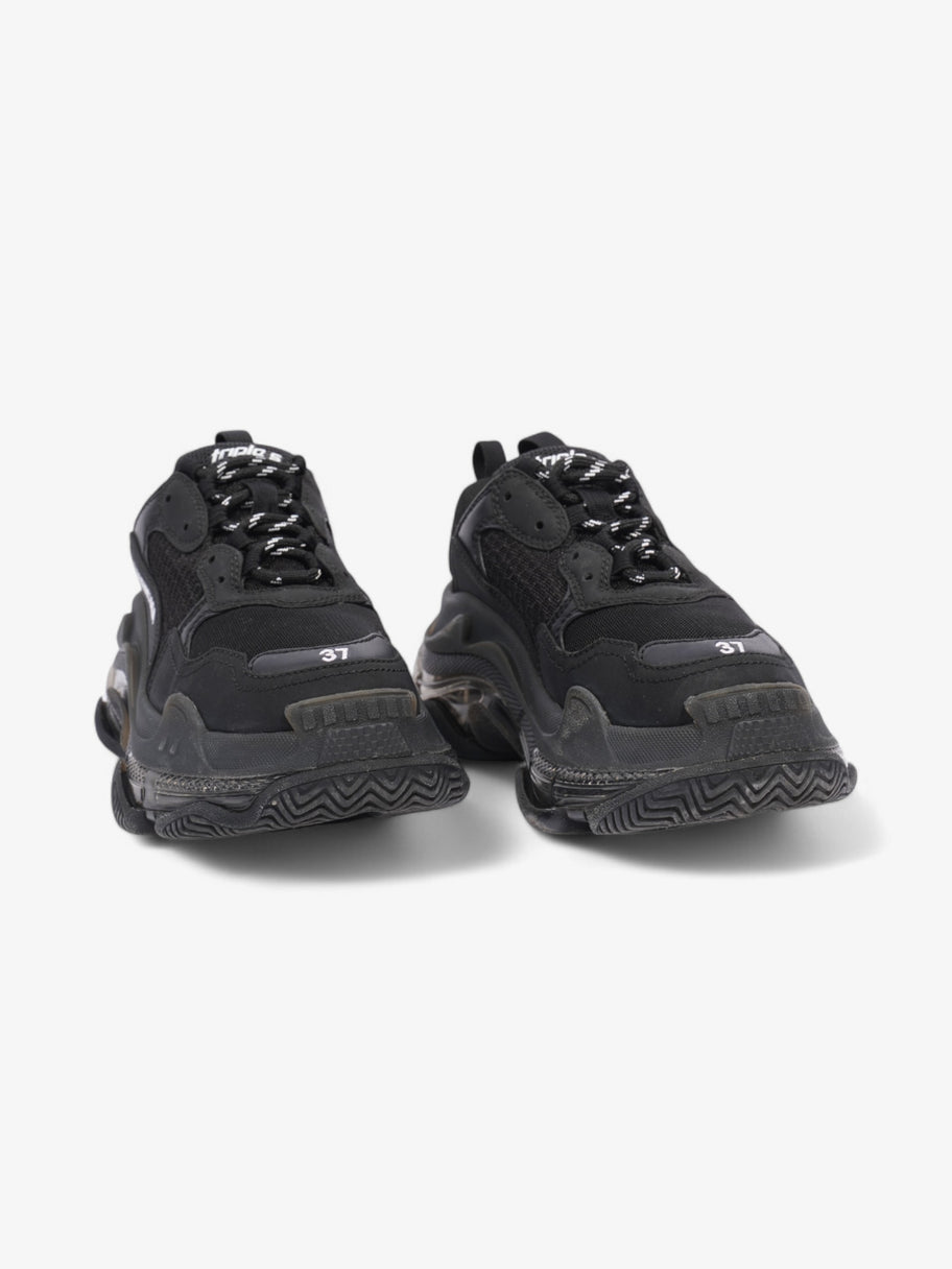 Balenciaga Triple S Clear Sole Black Mesh EU 37 UK 4 Image 2