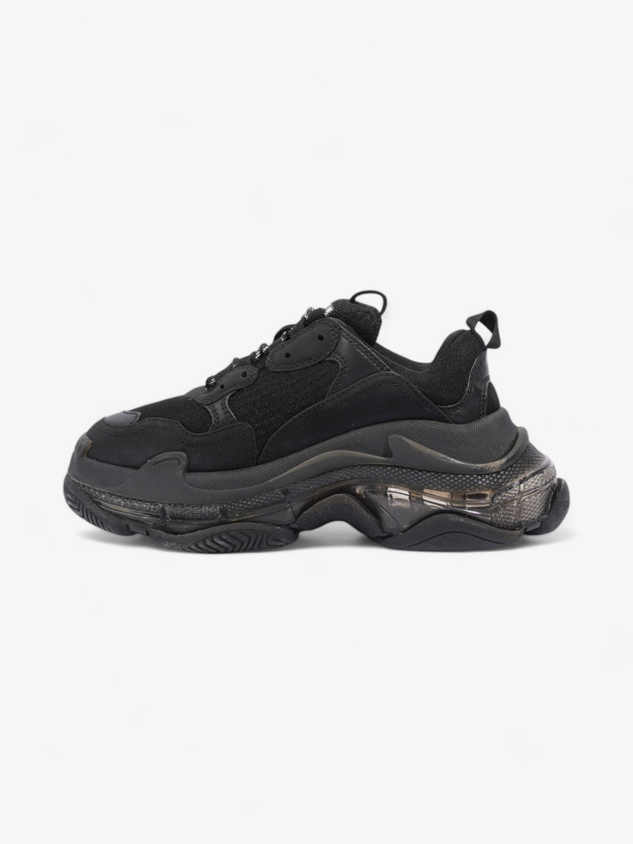 Balenciaga Triple S Clear Sole Black Mesh EU 37 UK 4 Image 3