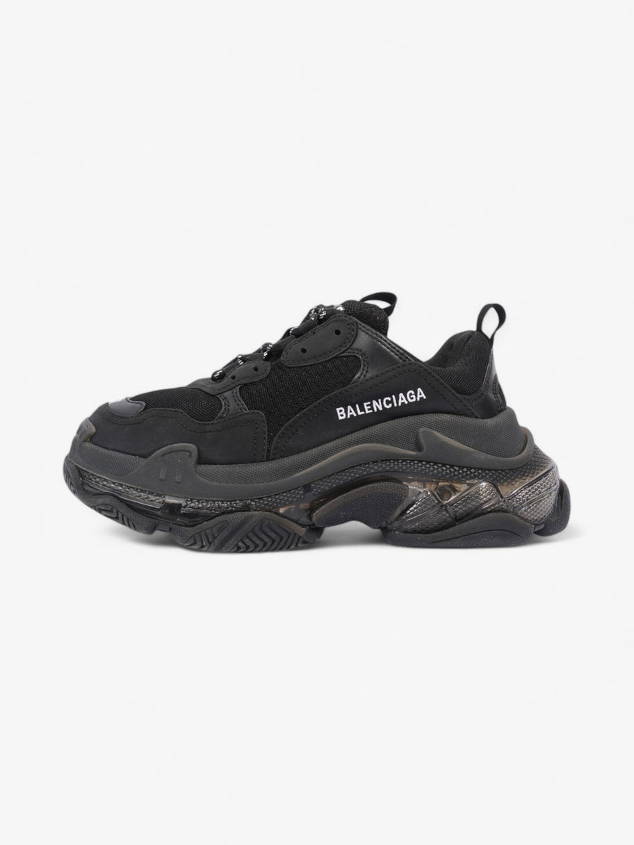 Balenciaga Triple S Clear Sole Black Mesh EU 37 UK 4 Image 5