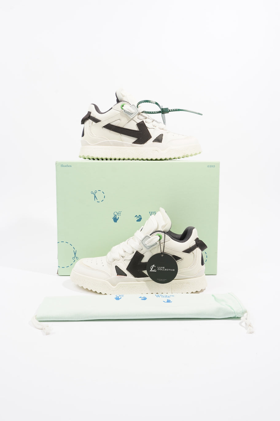 Sponge Sneakers White / Black Leather EU 39 UK 6 Image 9