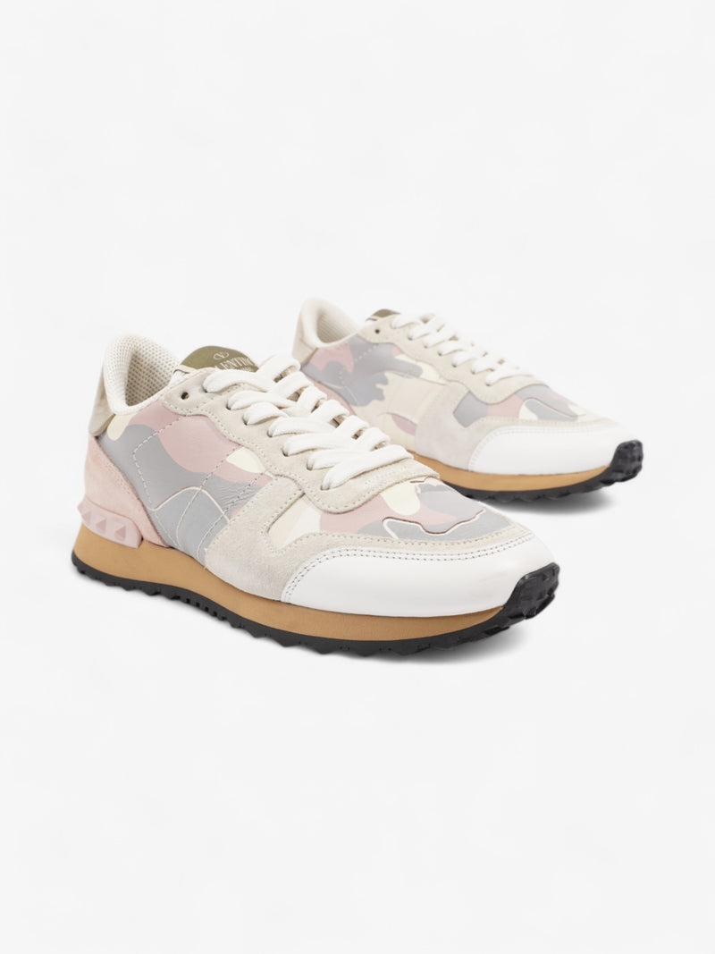  Valentino Rockrunner White / Light Pink / Grey Suede EU 36.5 UK 3.5