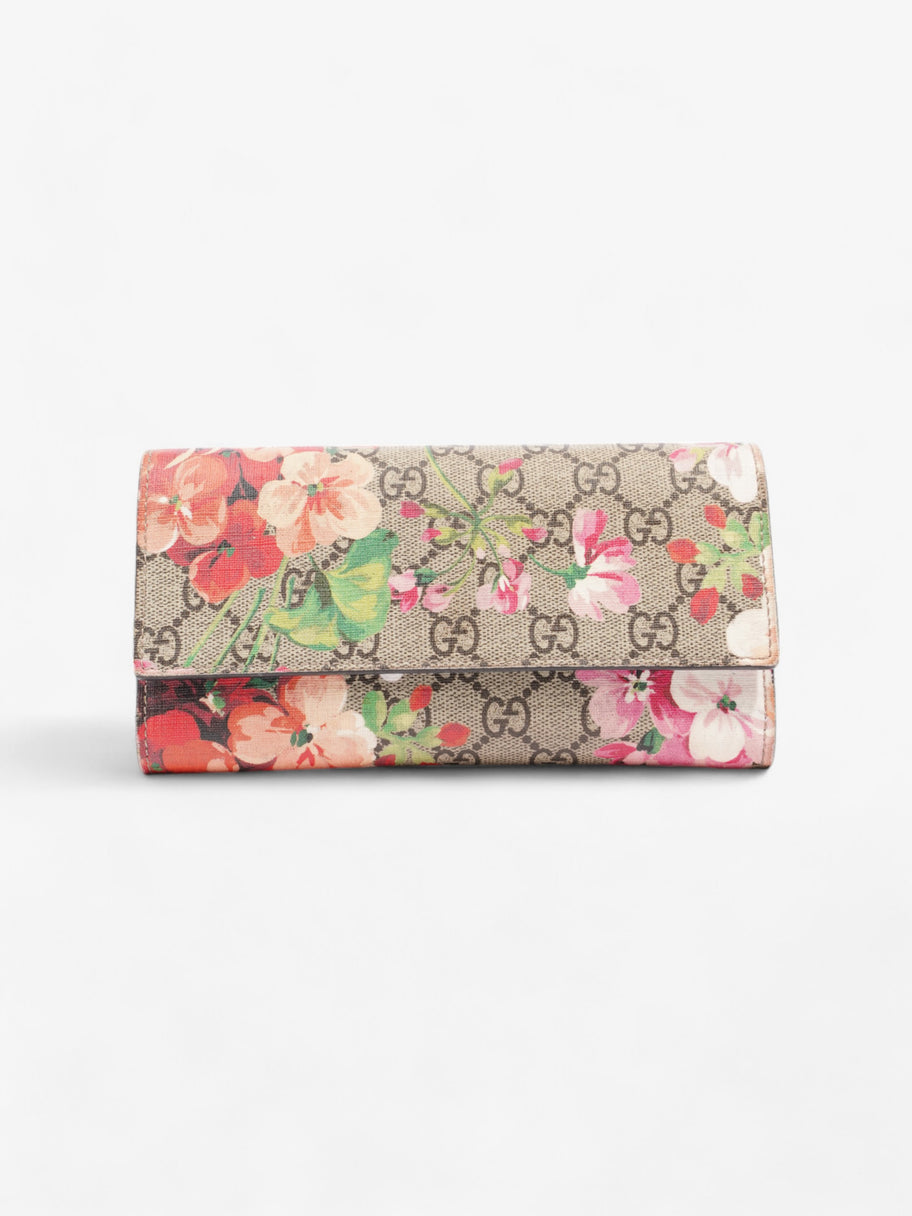 Gucci Continental Wallet GG Supreme / Bloom Canvas Image 1