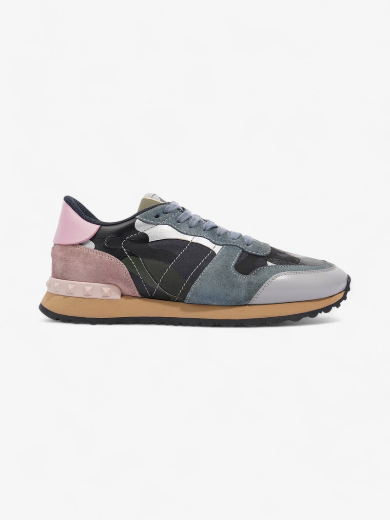  Valentino Rockrunner Light Blue / Pink / Black Suede EU 38 UK 5