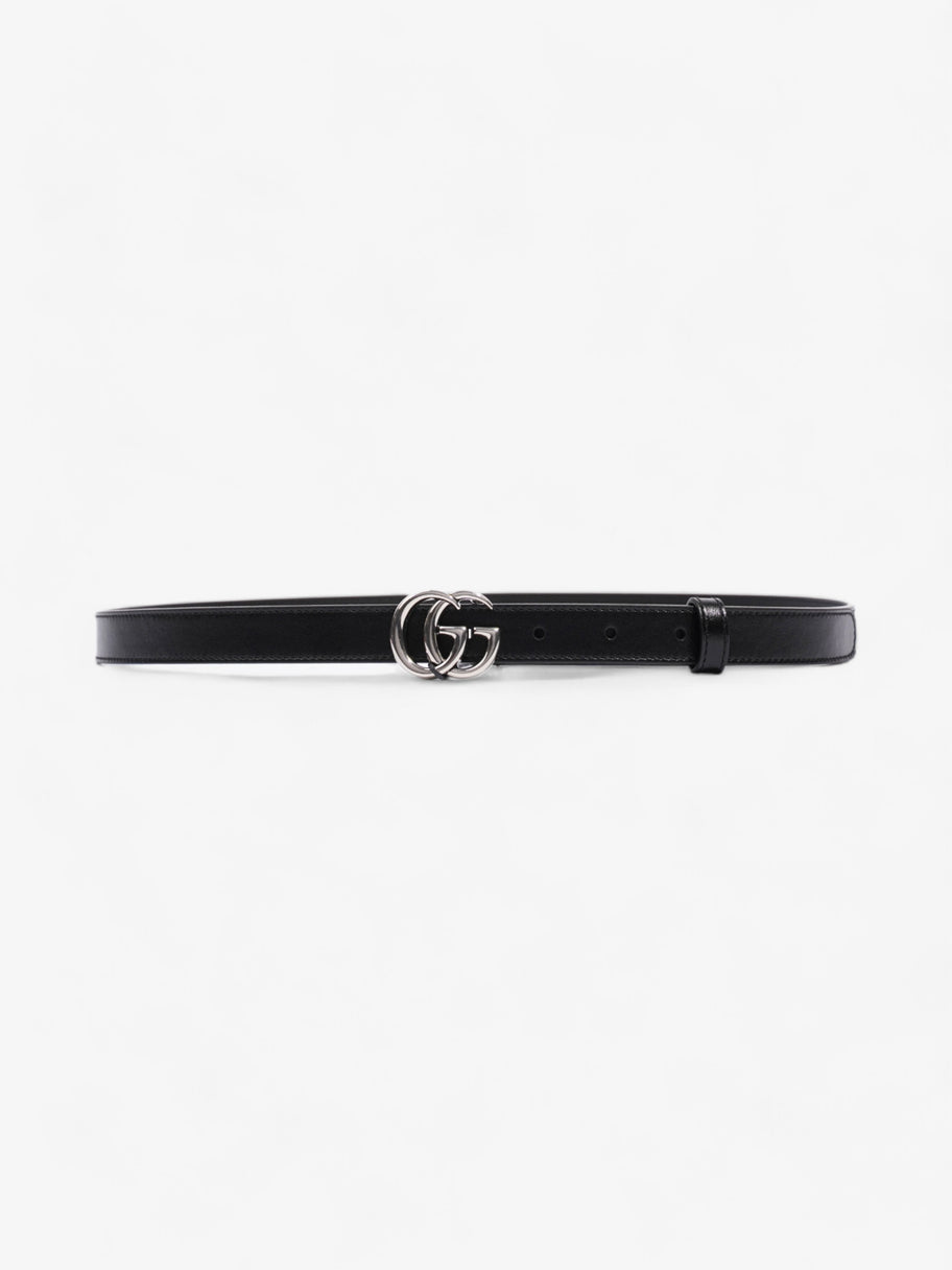 Gucci Gucci Marmont belt Black / Silver Leather 95cm/28