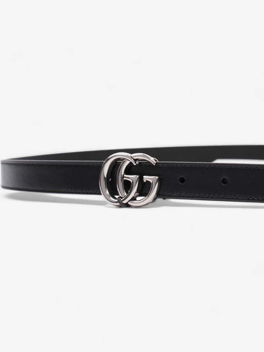 Gucci Gucci Marmont belt Black / Silver Leather 95cm/28