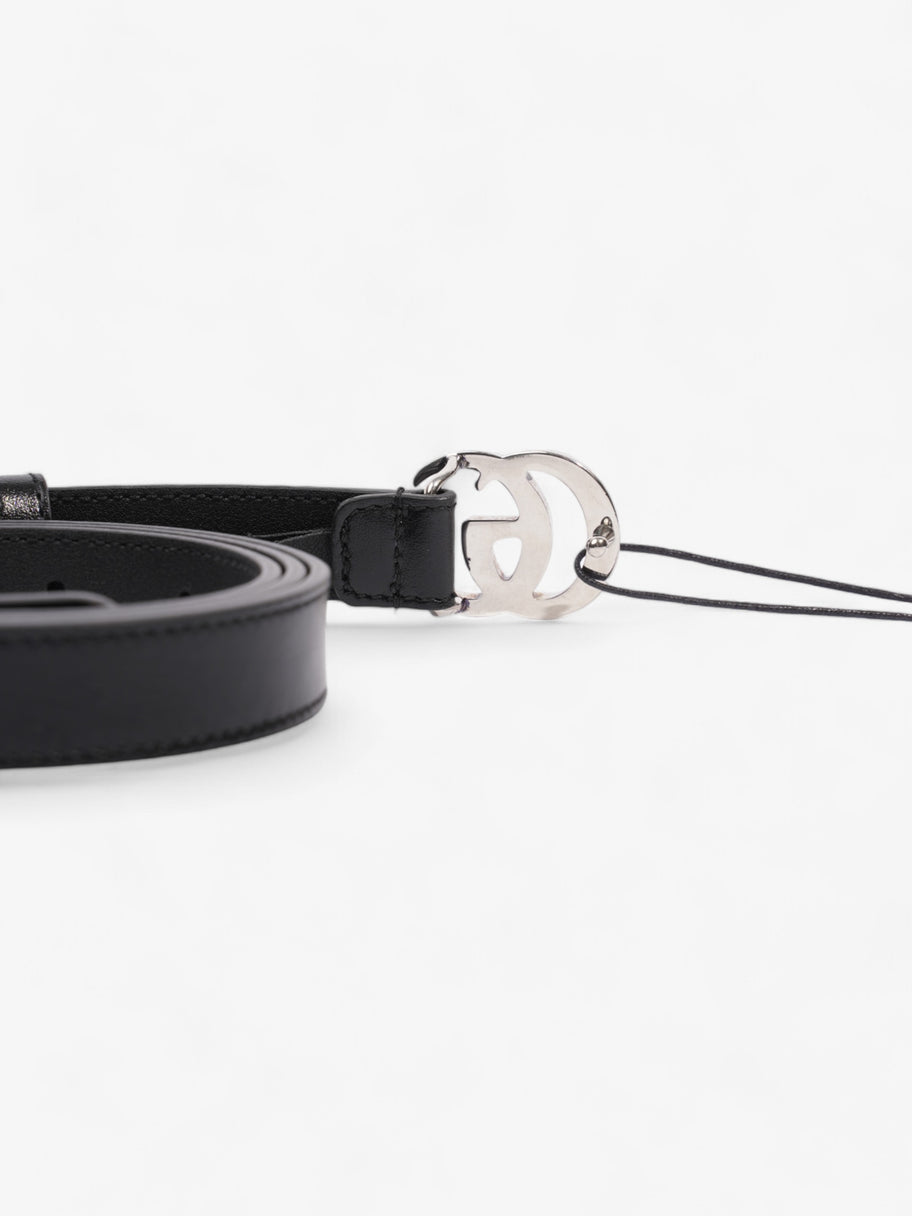 Gucci Gucci Marmont belt Black / Silver Leather 95cm/28