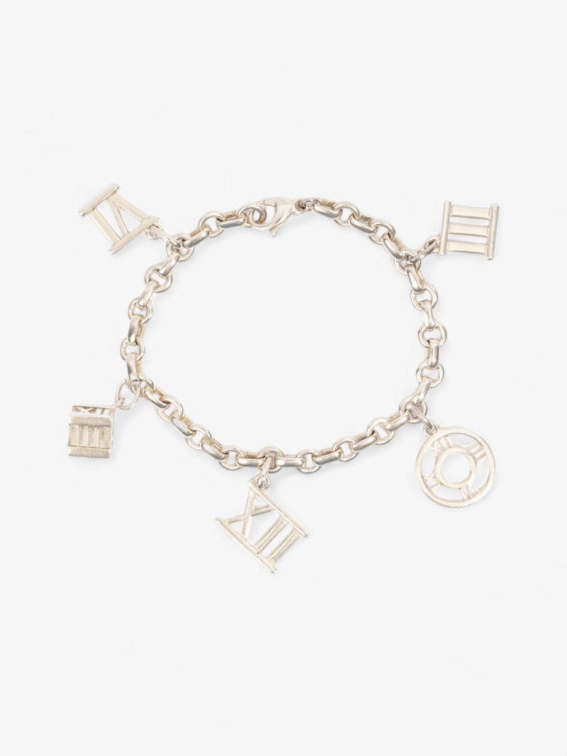  Atlas Charm Bracelet Silver Silver Sterling