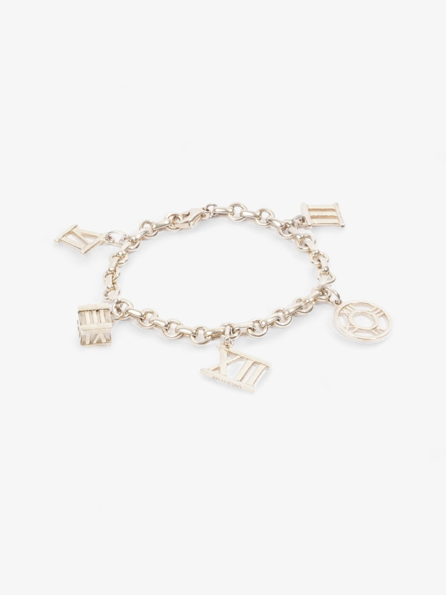 Tiffany and Co Atlas Charm Bracelet Silver Silver Sterling Image 2