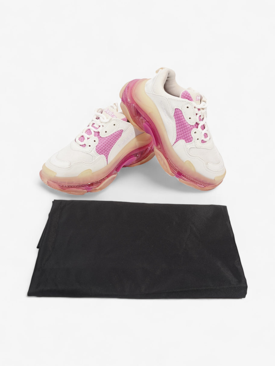 Balenciaga Triple S Clear Sole Pink / White Mesh EU 37 UK 4 Image 11