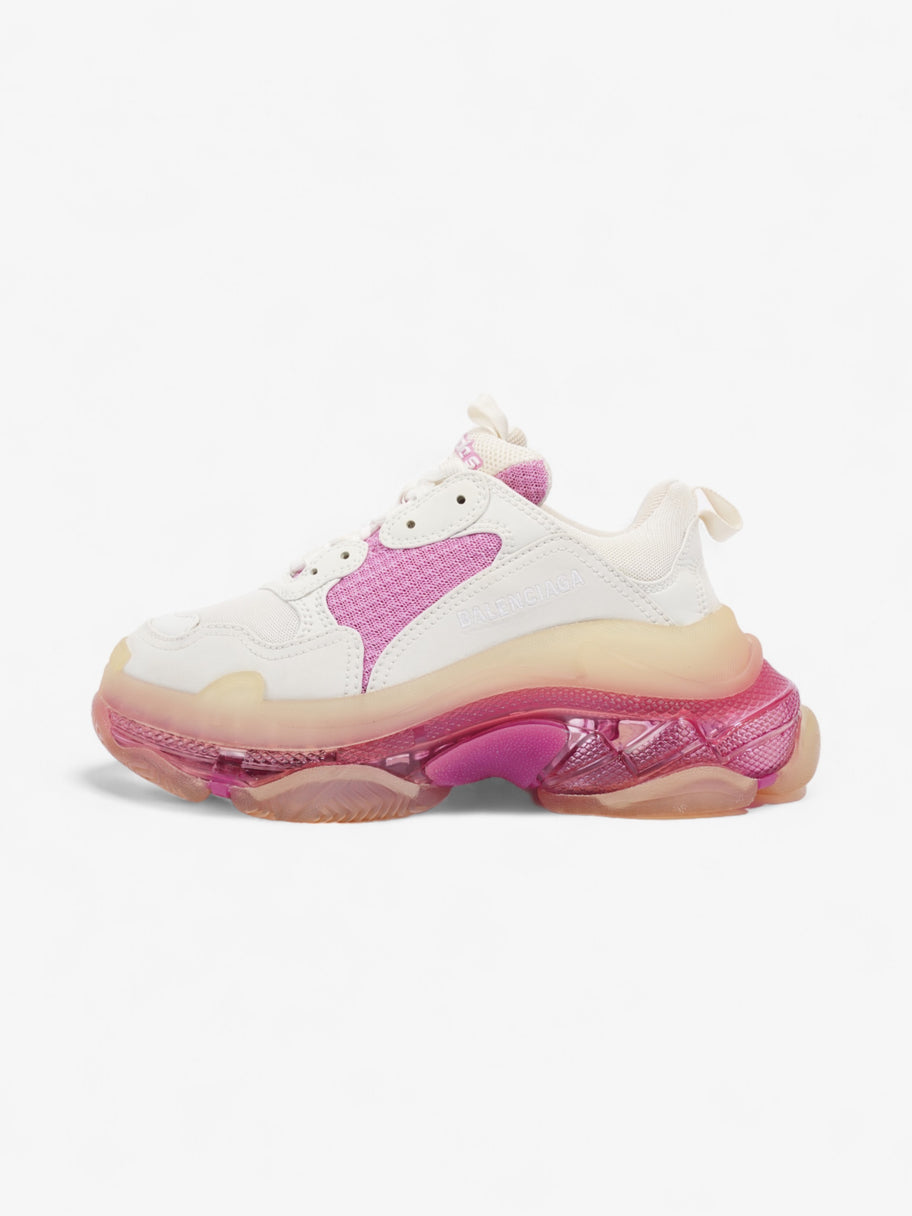 Balenciaga triple s white and pink best sale