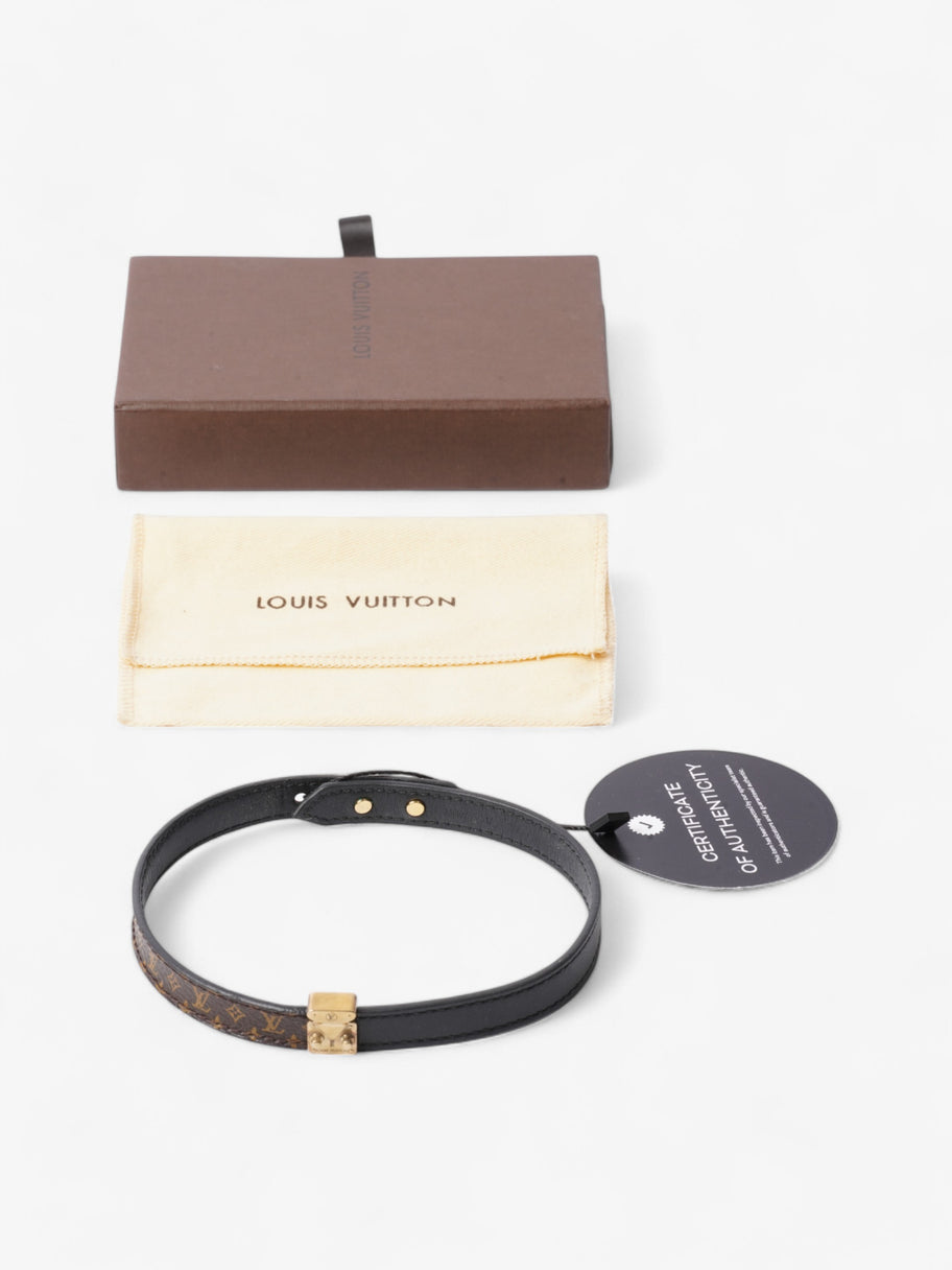 Louis Vuitton Monogram Wrap Bracelet Monogram / Gold / Black Canvas 17 Image 5