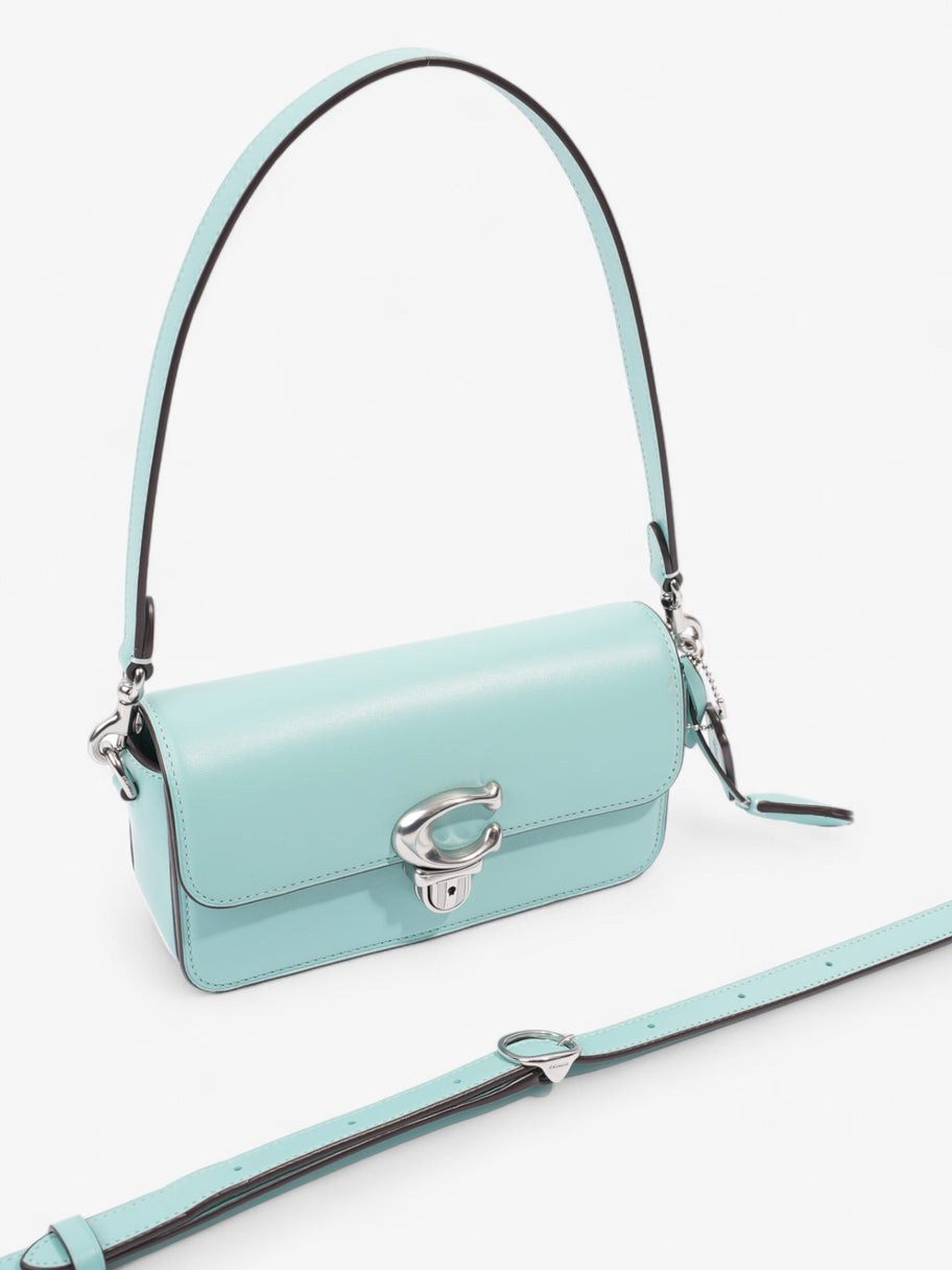 Coach Studio Baguette Turquoise Blue  Leather Image 7