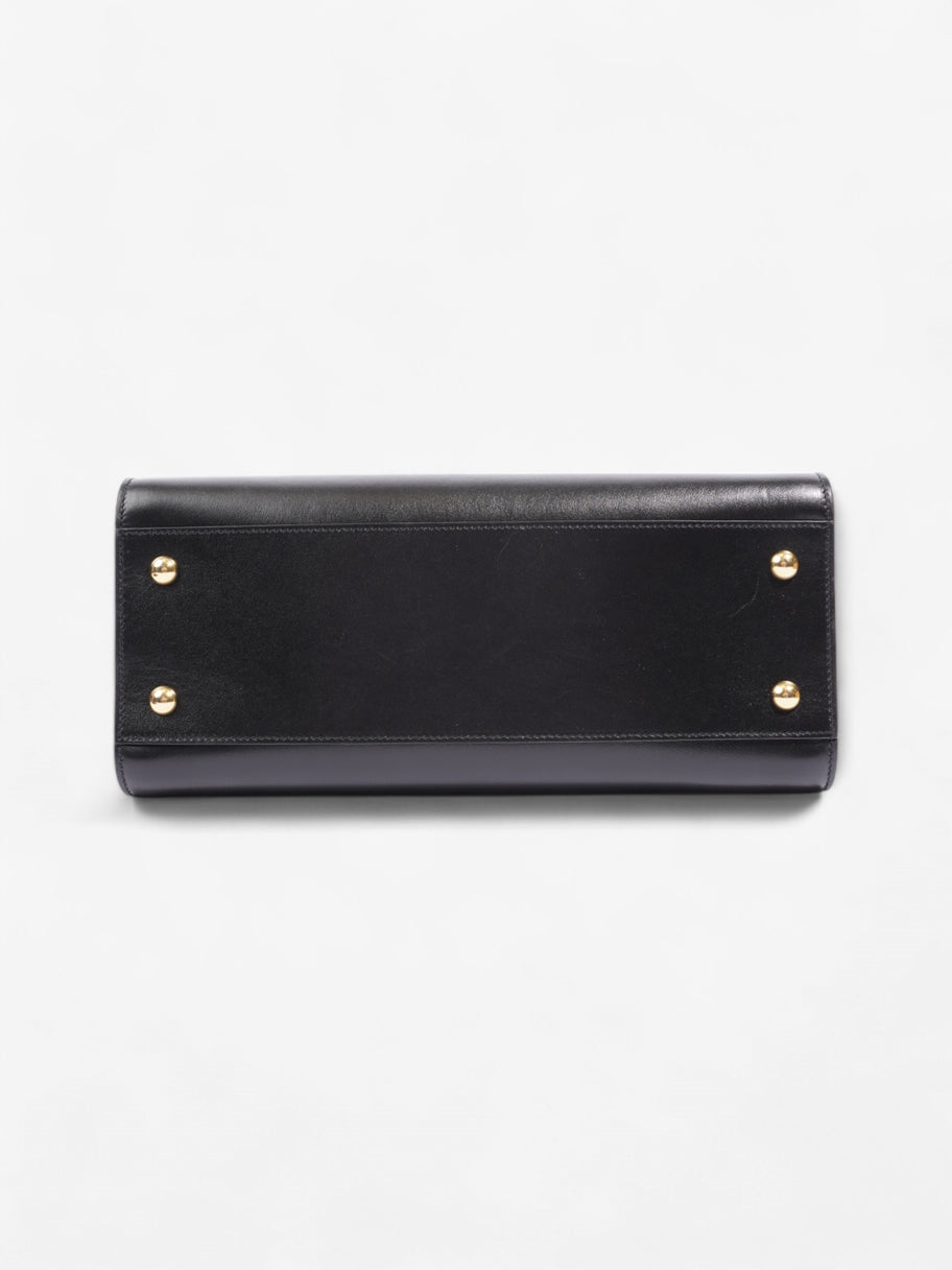 Saint Laurent Cabas Black Calfskin Leather Small Image 6