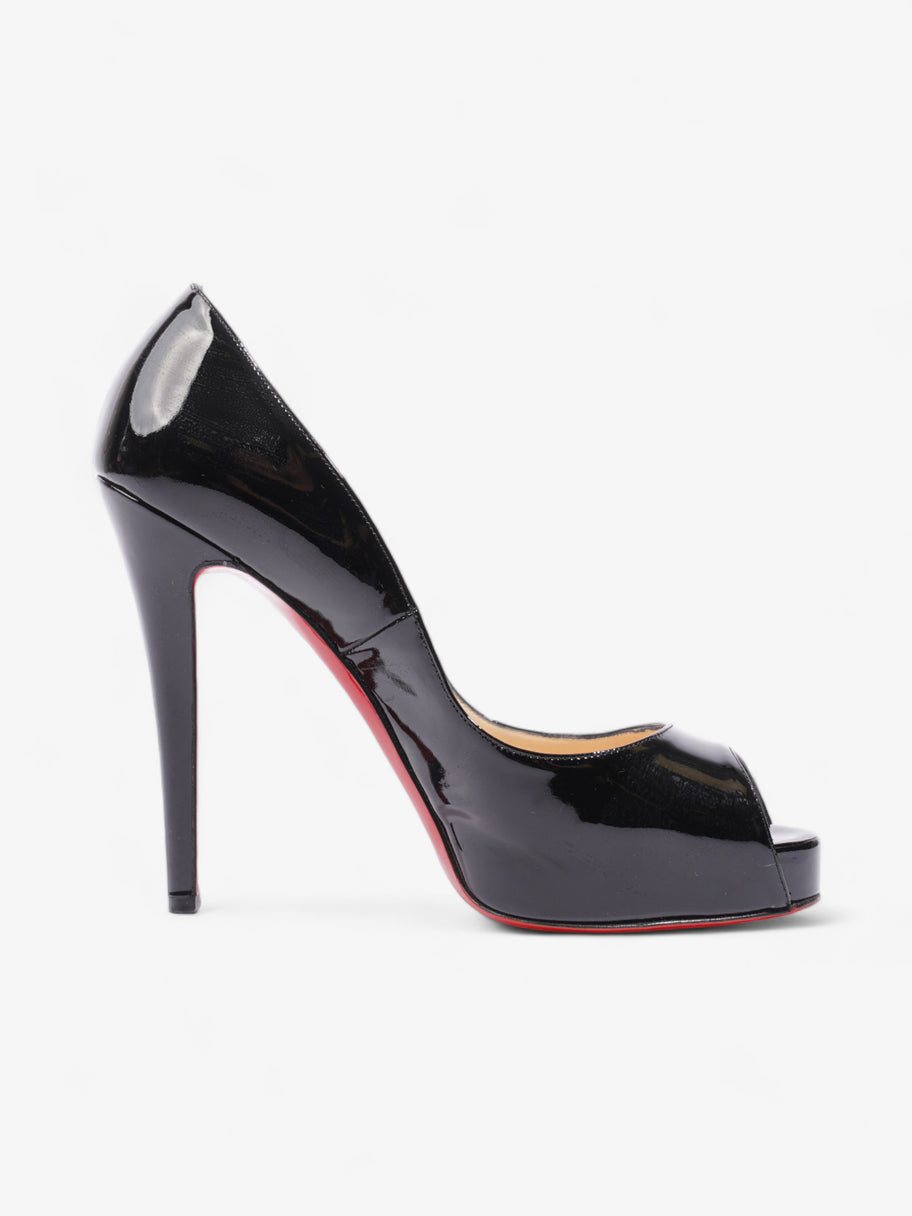 Christian Louboutin Very Prive 120mm Black Patent Leather EU 39 UK 6 Image 4