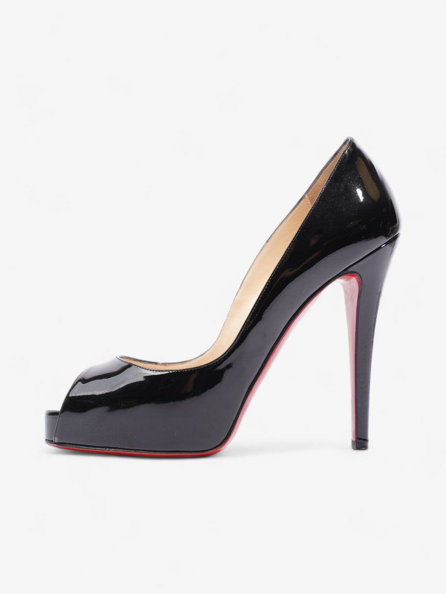 Christian Louboutin Very Prive 120mm Black Patent Leather EU 39 UK 6 Image 5