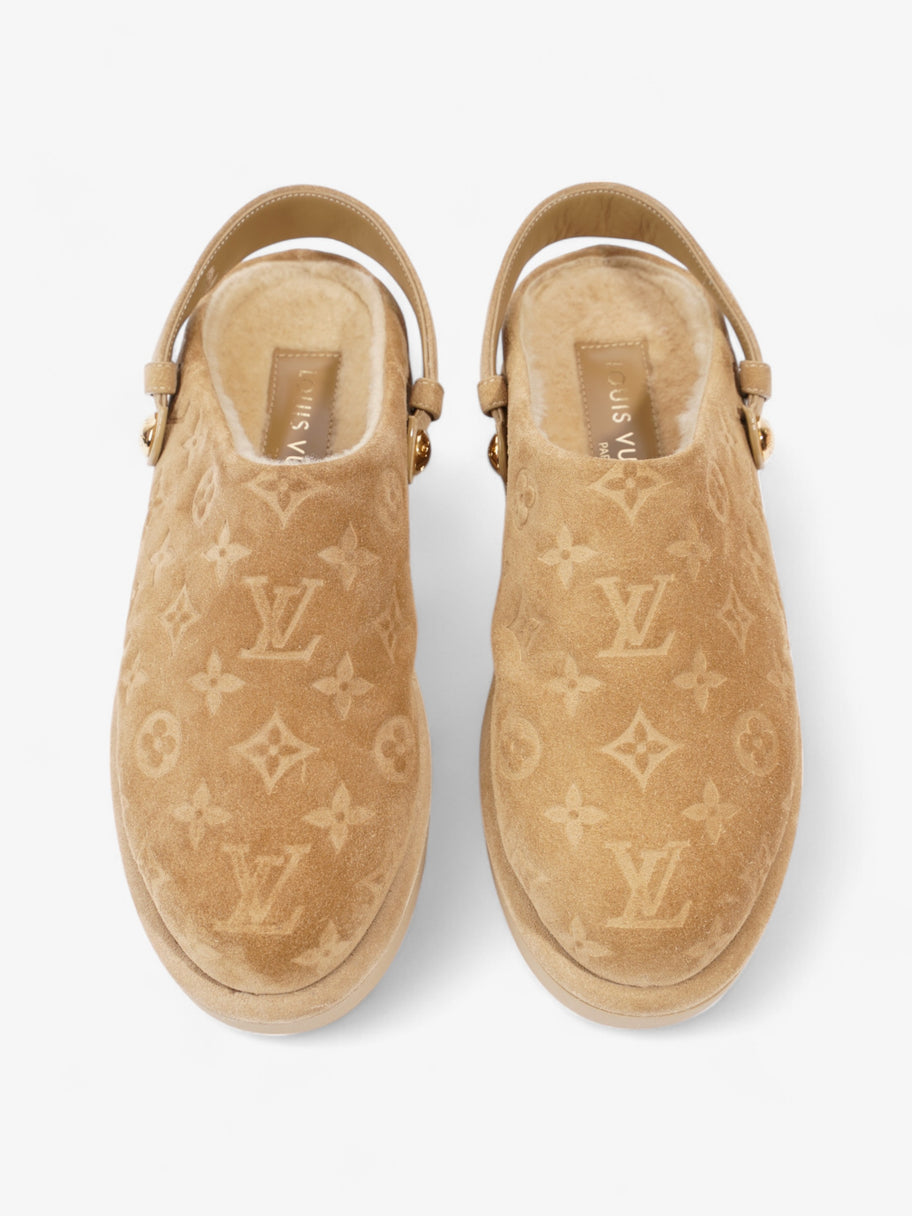 Louis Vuitton Aspen Platform Clogs Beige  Suede EU 41 UK 7 Image 8