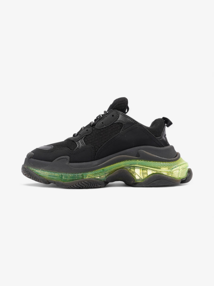 Balenciaga Triple S Clear Sole Black / Green Mesh EU 39 UK 5 Image 3