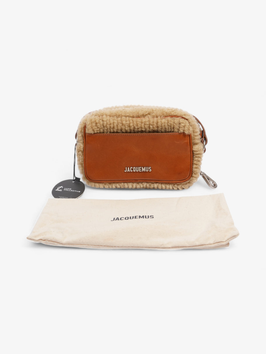 Jacquemus Le Baneto Brown Shearling Image 8