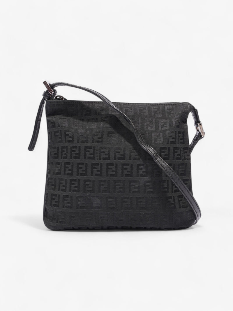  Fendi FF Zucchino Black Canvas