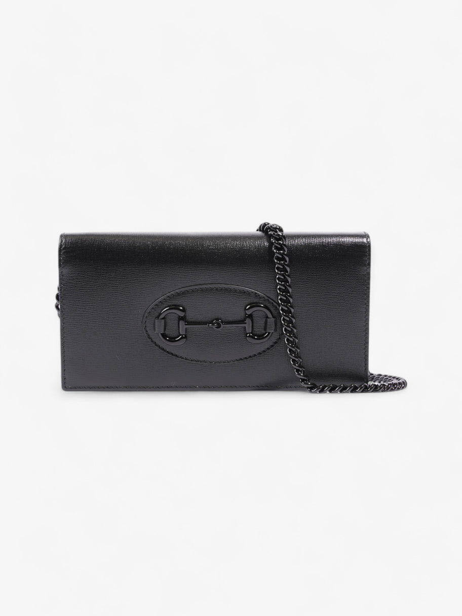 Gucci Horsebit 1955 Wallet on Chain Black Leather Image 1