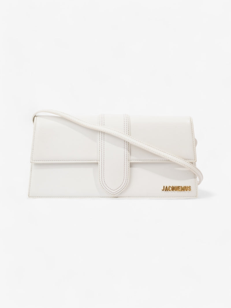  Jacquemus Le Bambino Long White Leather