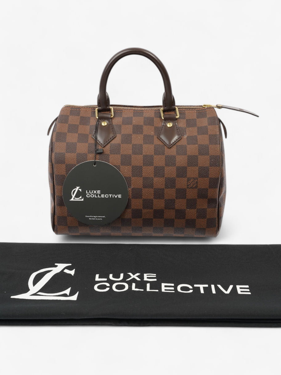 Louis Vuitton Speedy Damier Ebene Coated Canvas 25 Image 12