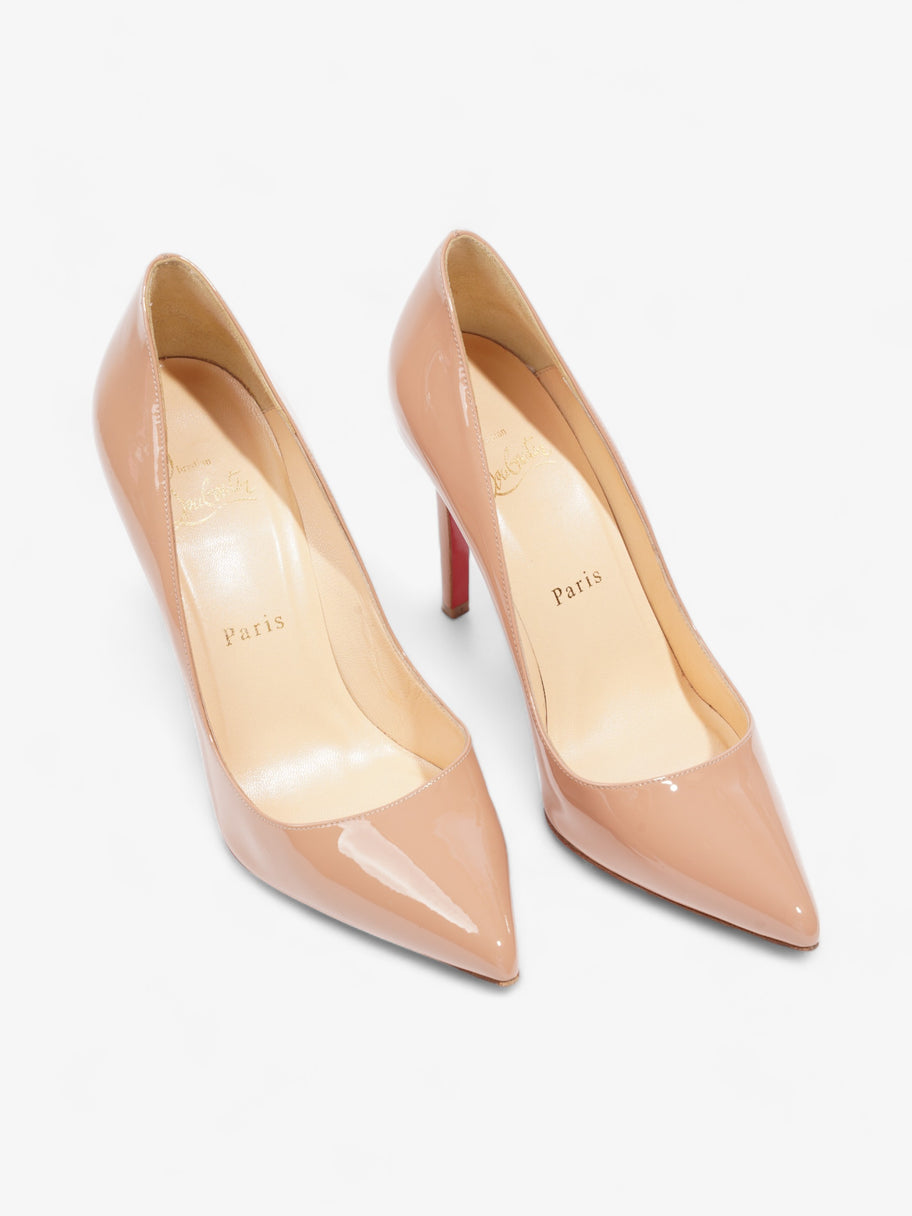 Christian Louboutin Pigalle 100mm Nude Patent Leather EU 37 UK 4 Image 8