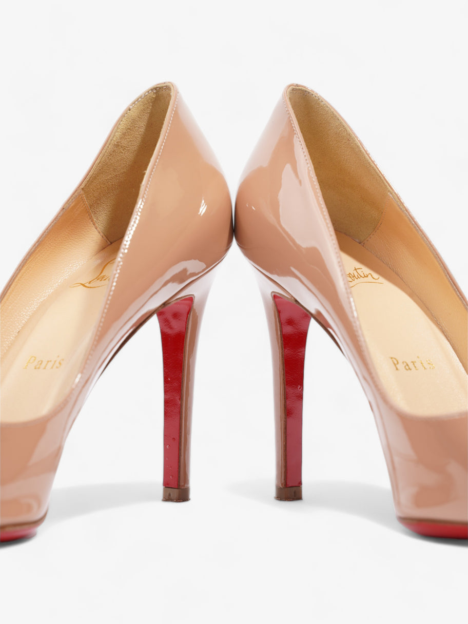 Christian Louboutin Pigalle 100mm Nude Patent Leather EU 37 UK 4 Image 9