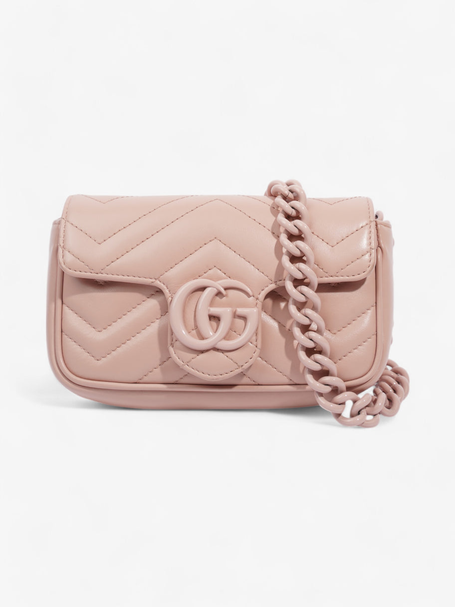 Gucci GG Marmont Belt Bag Baby Pink Matelasse Leather Image 1