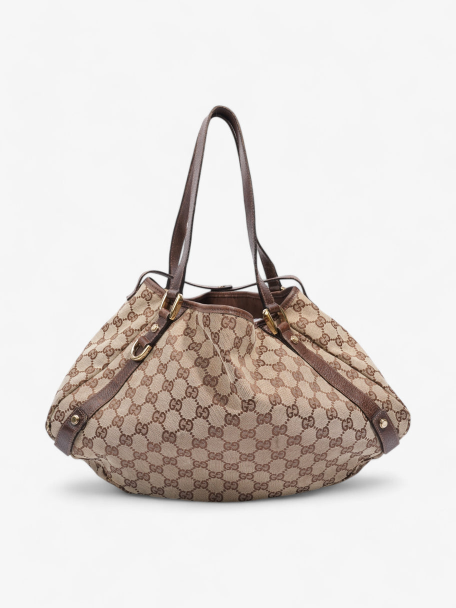 Gucci Abbey Tote GG Supreme / Brown Canvas Image 1