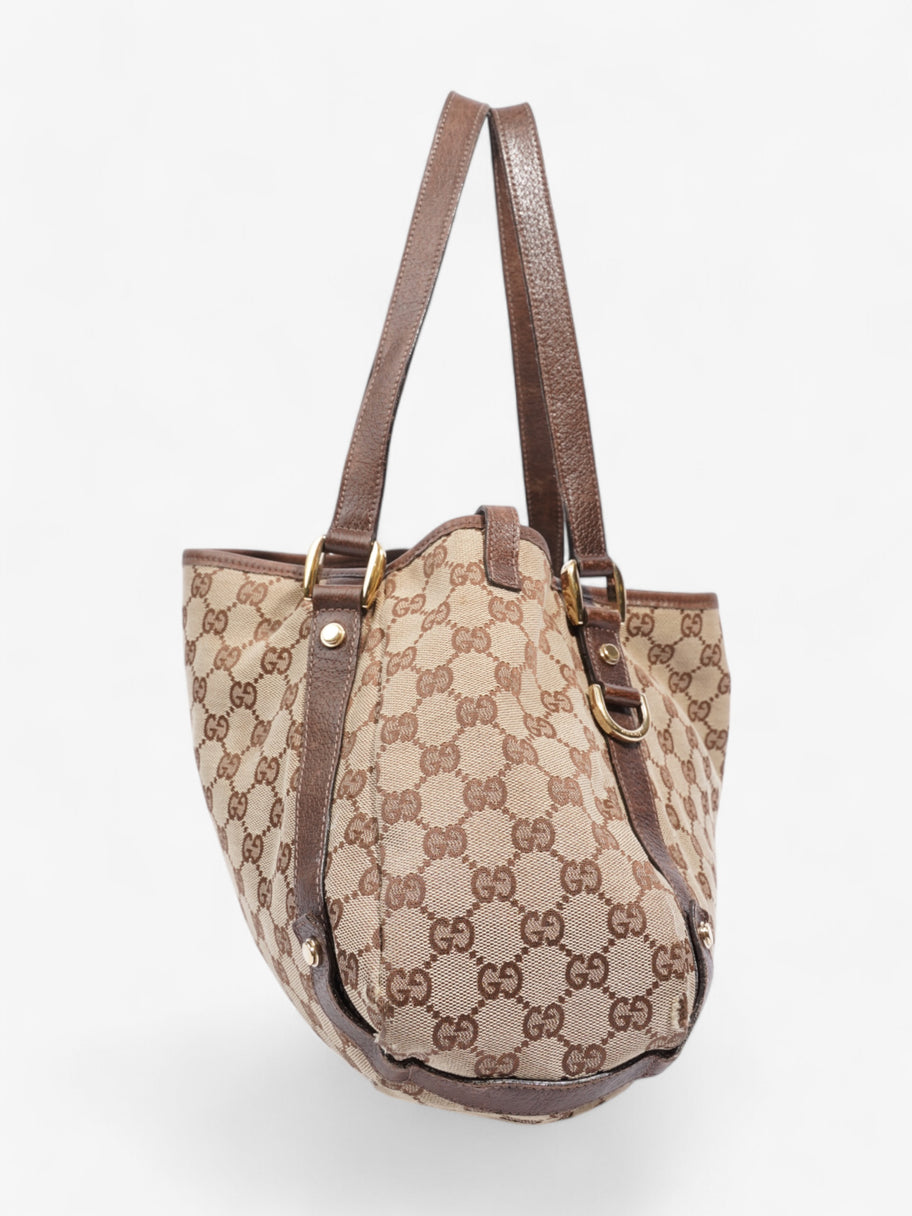 Gucci Abbey Tote GG Supreme / Brown Canvas Image 5