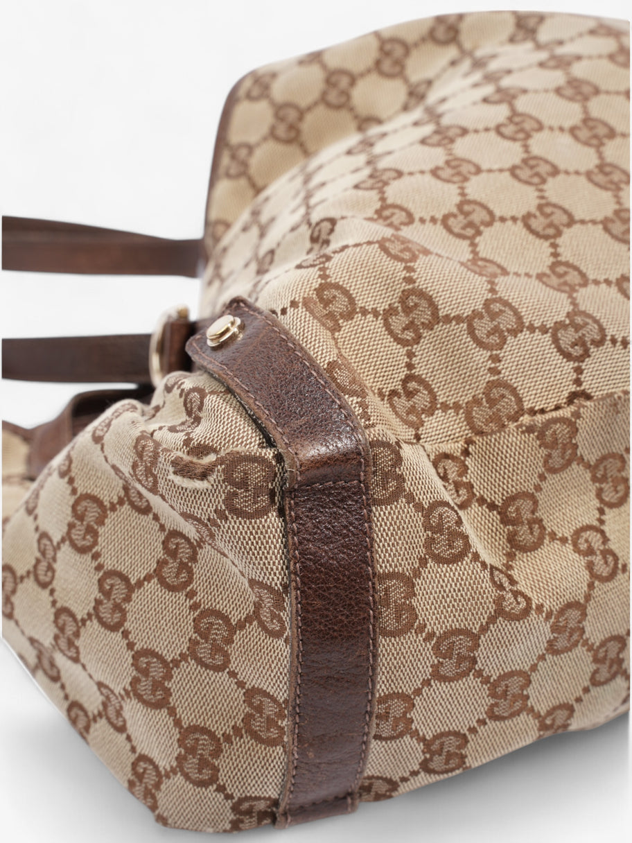 Gucci Abbey Tote GG Supreme / Brown Canvas Image 8