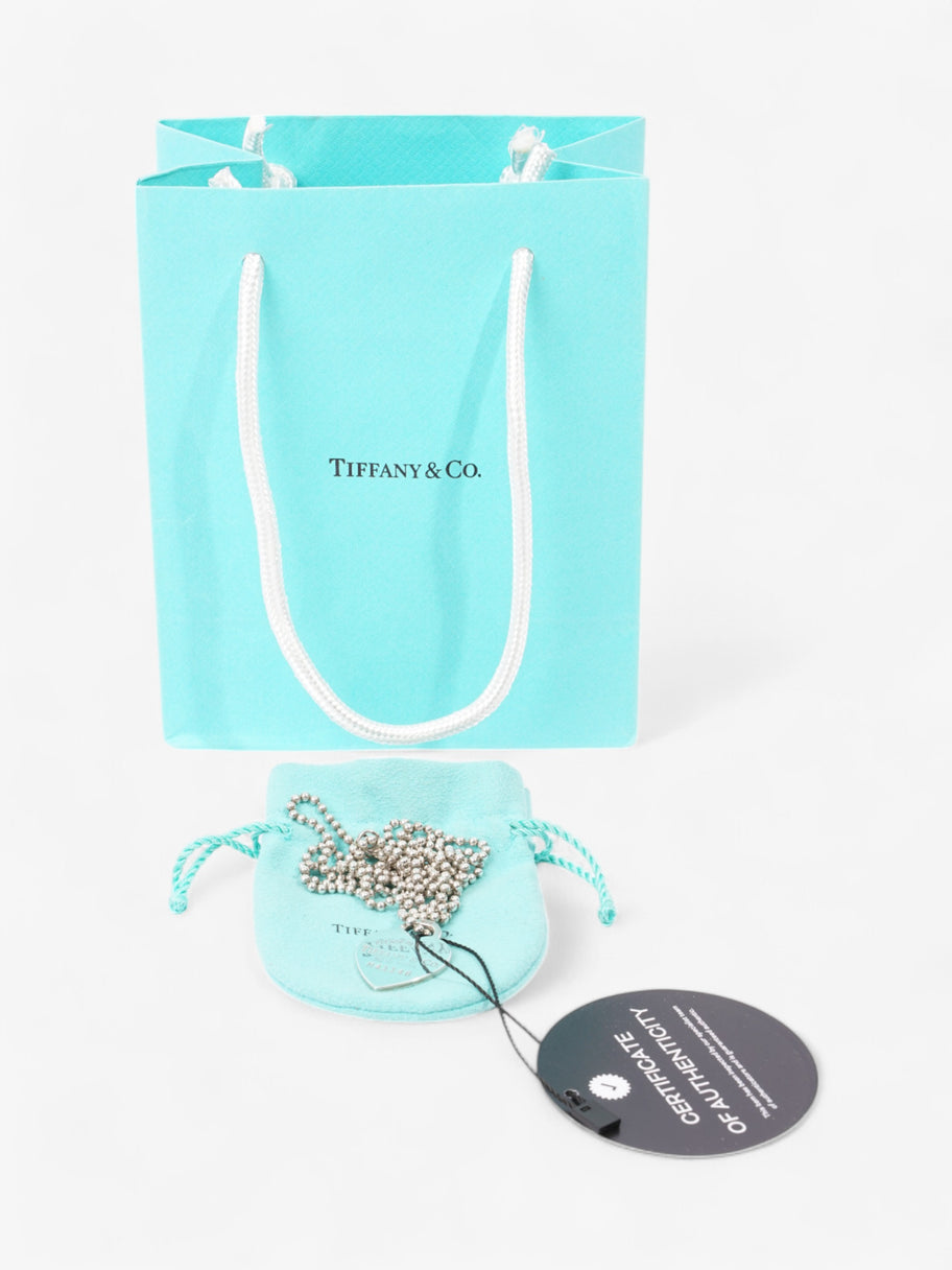 Tiffany and Co Return to Tiffany Heart Pendant Necklace Silver Silver Sterling Image 5