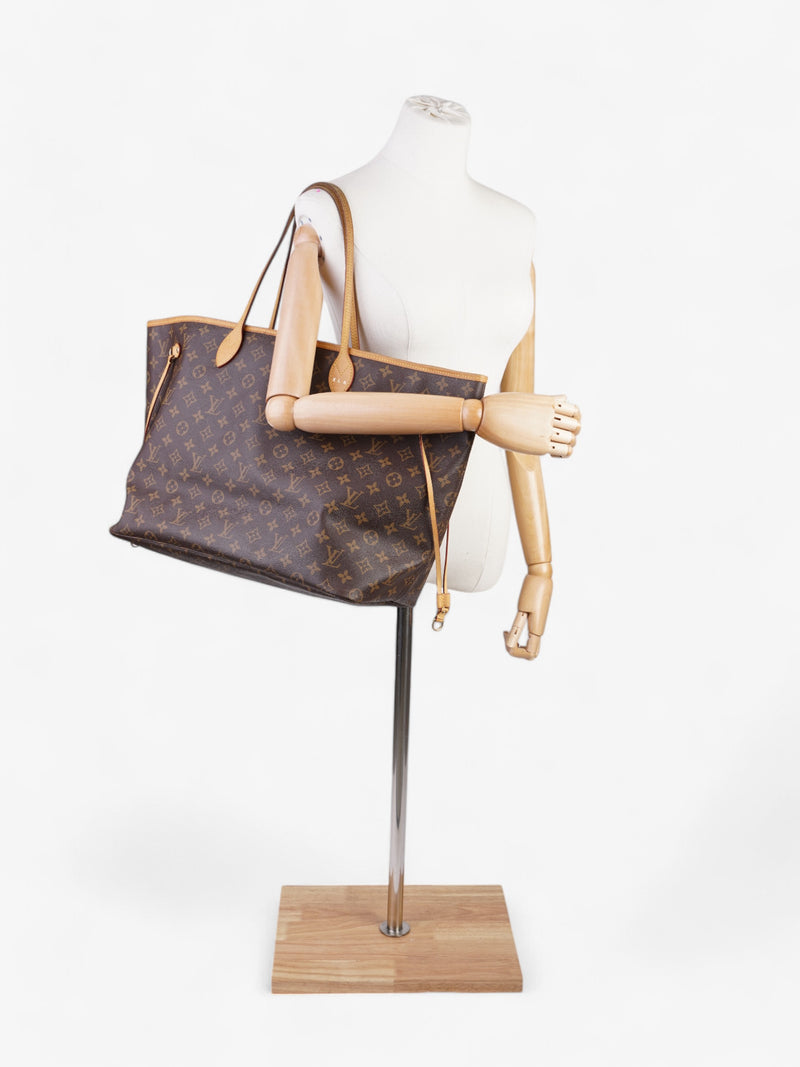  Louis Vuitton Never full GM Monogram / Brown Coated Canvas