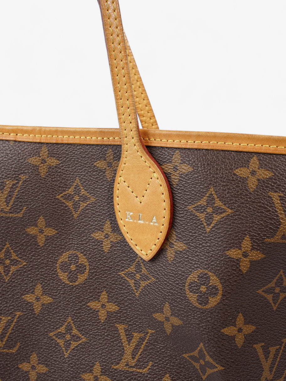 Louis Vuitton Never full GM Monogram / Brown Coated Canvas Image 8