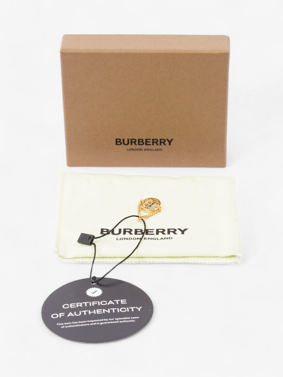 Burberry Mini TB Chain Ring Light Gold / Palladium Base Metal Medium (Circumference - 52mm) Image 4