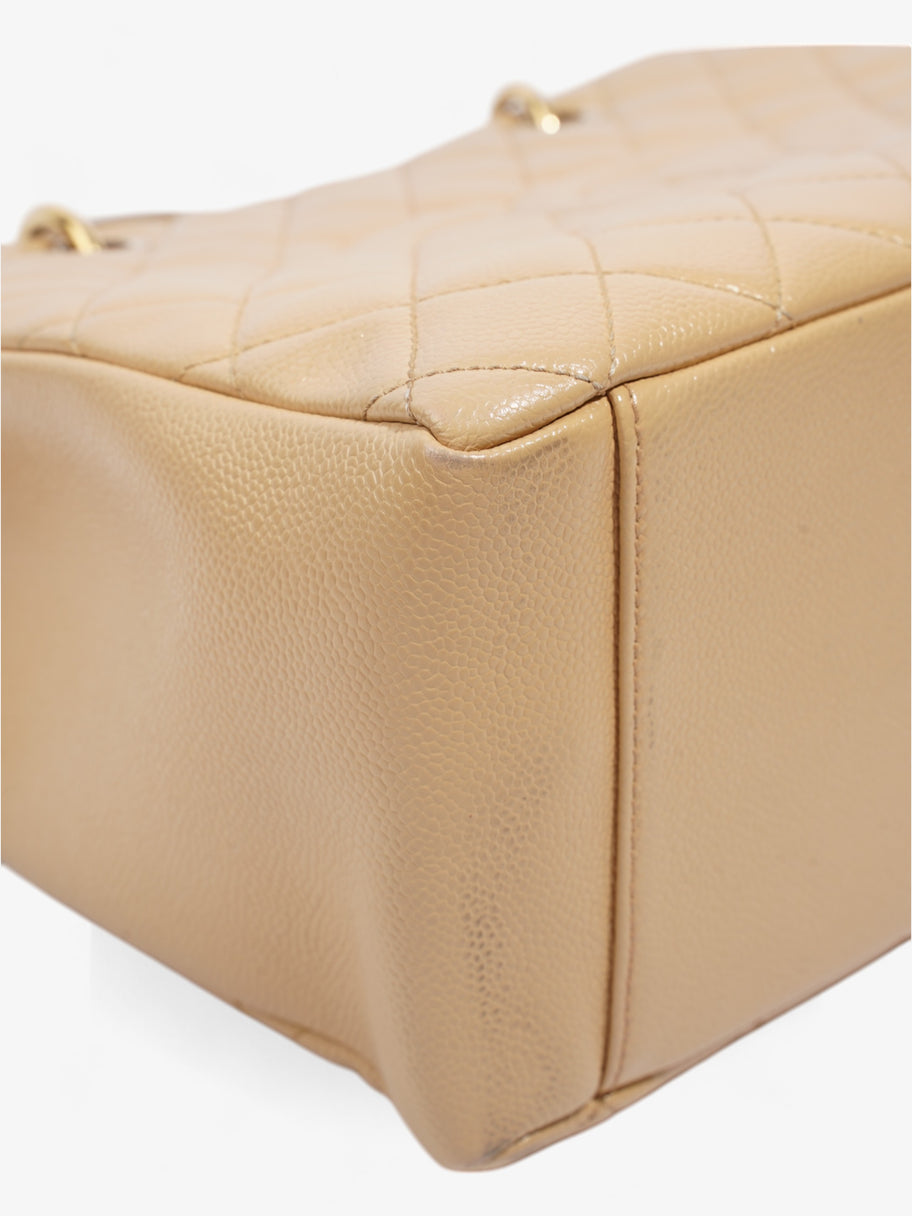 Chanel Grand Shopping Tote Neutral Caviar Leather Image 8