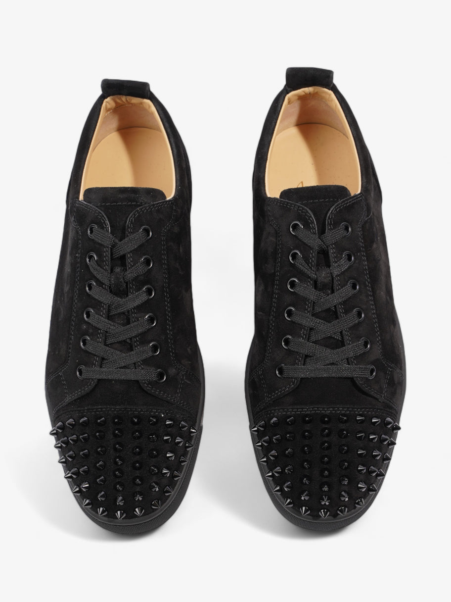 Christian Louboutin Louis Junior Spikes Flat Black Suede EU 43.5 UK 9.5 Image 8