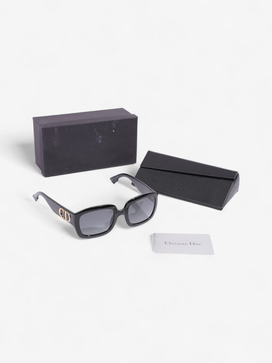 Christian Dior Square Sunglasses Black Acetate 145mm Luxe Collective