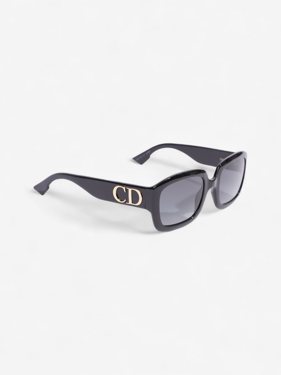 Christian Dior Square Sunglasses Black Acetate 145mm Image 2